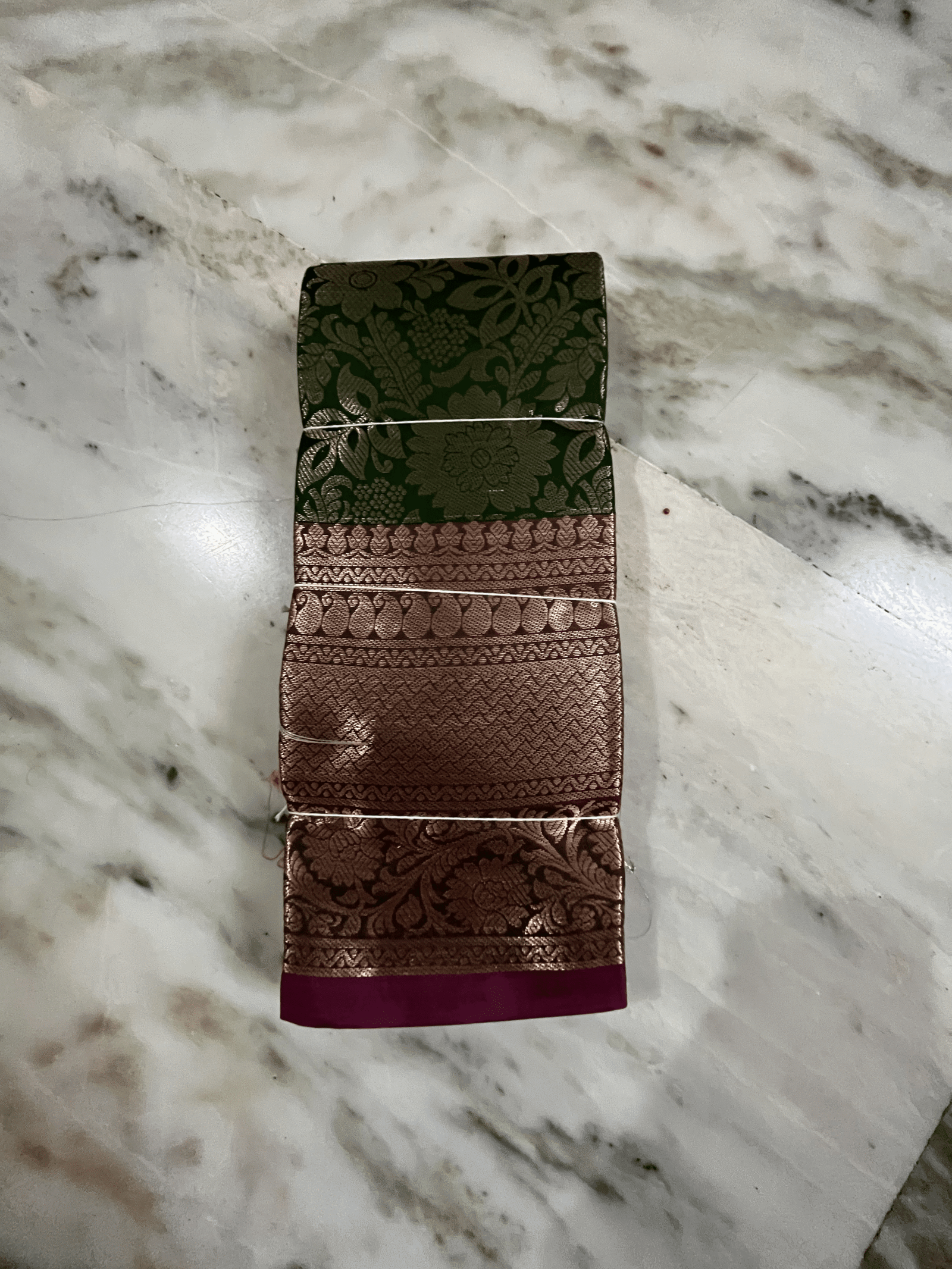 Royal Emerald floral weave Kanchipuram saree Royal Emerald floral weave Kanchipuram saree
